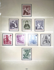 Österreich 1954 - 1976 postfrisch in Lindner falzlos Vordruck Ringbinder