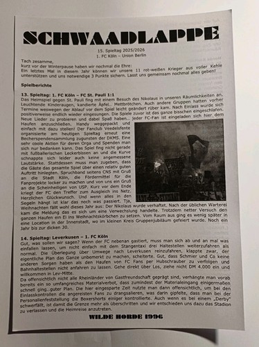 Fanzine ultras flyer - fanzine,
