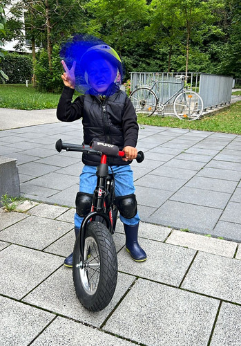 Kinder laufrad schwarz rot - kinder-laufrad, mit