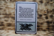 Blechschild Wehrmacht Worte des Führers WK2 Stahlhelm  30 x 20cm