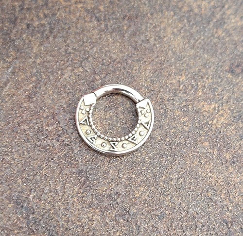 Echtgold piercing clicker 585 - piercing,