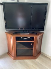 Eckschrank/ Fernsehschrank - Mahagoni - mit Vitrine - Neuwertig