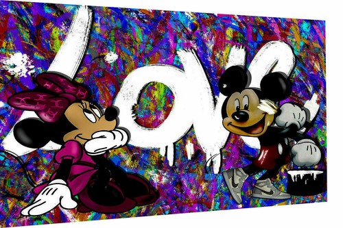 Pop art micky - maus, love