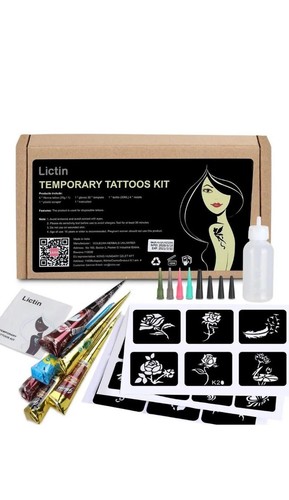 Lictin temporäre tattoo - lictin,