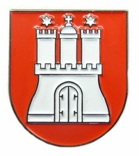 Pin anstecker hamburg wappen - hamburg,