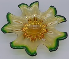 VINTAGE GLAS SCHALE MURANO