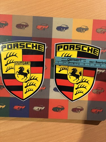 Porsche wappen klebeschilder - porsche,