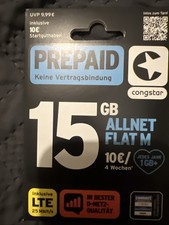 Congstar Prepaid Handy SIM