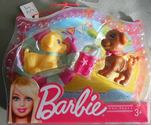 Barbie hunde mit zubehör - barbie,