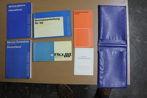 Nsu ro80 bordmappe komplett - nsu,