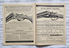 1927 Preisabbau Liste Gewehrfabrik Burgsmüller Kreiensen Flinte Patrone Werbung