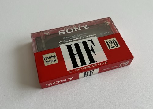 Sony 120 audiokassette - sony,