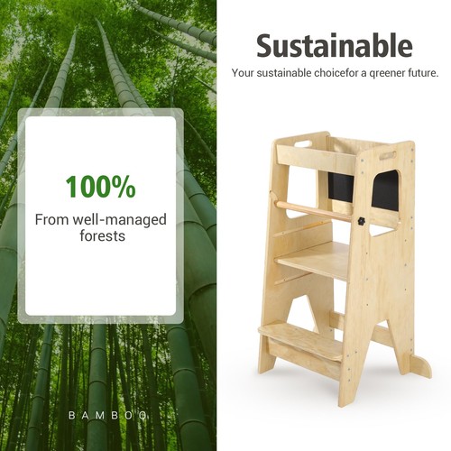 Montessori lernturm klappbar - lernturm,