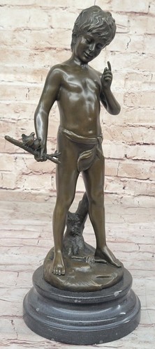 Sammler bronzeskulptur aus - sammler,