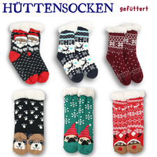Hüttensocken Kuschelsocken Weihnachtssocken Wintersocken Haussocken 36-41  ABS