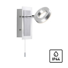 LED Wandlampe IP44 alu silber