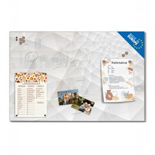 banjado Glas Magnettafel mit 4 Magneten Magnetwand viele Größen Motiv Nautilus