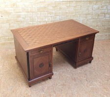 ANTIK!  Schreibtisch Jugendstil um 1900 Mahagoni freistehend Schreibmöbel