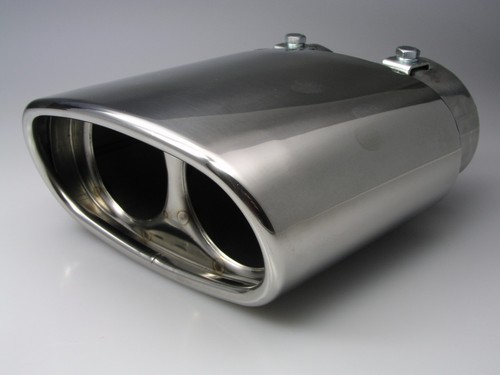 Auspuffblende doppelrohr in - ,