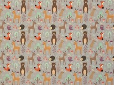 0,50 m Baumwolle Waldtiere