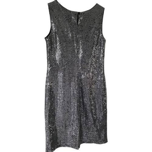 Paillettenkleid silber 34 - paillettenkleid, gr.34
