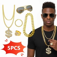 5 Stück Zuhälter Goldkette