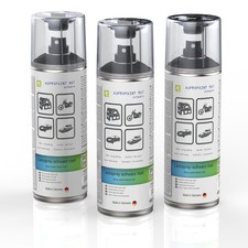 3x Lackspray schwarz matt