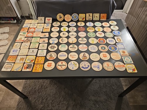 Bierdeckelsammlung 100 stück - bierdeckelsammlung,