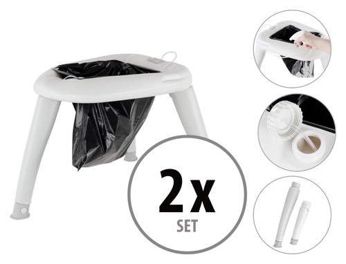 Camping toilette set mobil - set,