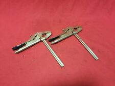 2 × Hazet 753-2 Schweißer Grip-Zange Klemmzange Fixierzange Feststellzange