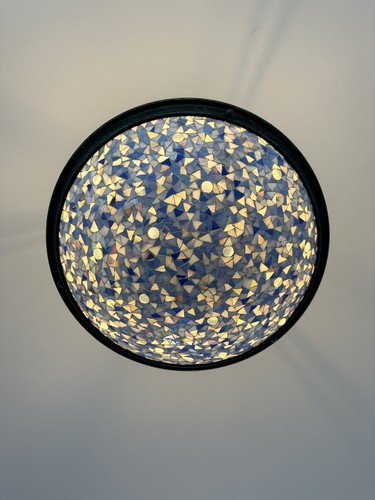 Vintage deckenfluter blau - vintage,