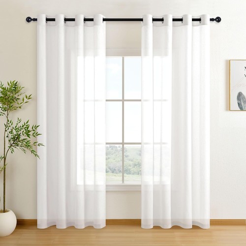 2er set transparent vorhang - 2er,