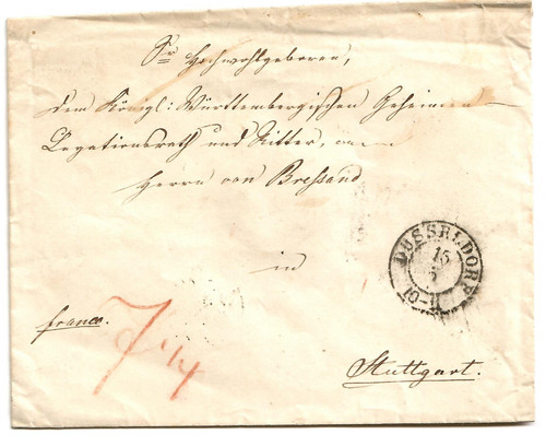 Vorphilatelie brief aus - brief,
