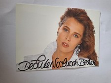 Karte Desiree Nosbusch  (Schauspielerin) mit Autogramm - ORIGINAL