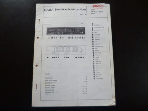Original service manual - original,