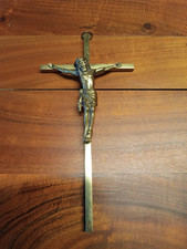 Altes Kreuz Messing zum