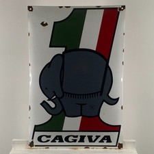Cagiva Emailschild - 60 x 40