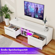 TV Schrank mit LED-Leuchten