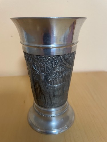Zinnbecher wild motive - zinnbecher,