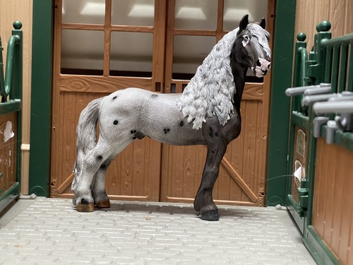 Schleich pferd repainted - pferd,