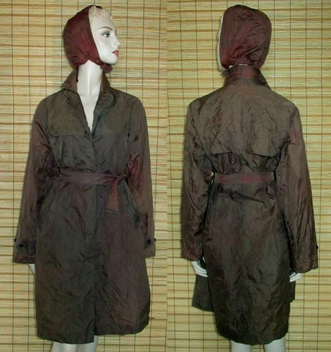 Brauner regenmantel raincoat - regenmantel,