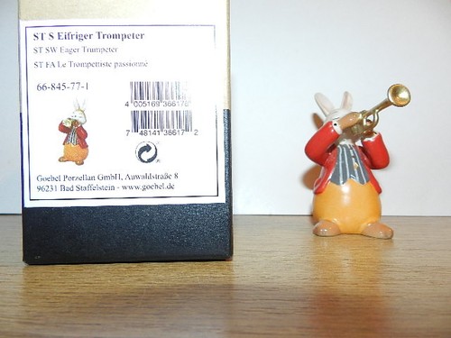 Goebel figur hase eifriger - goebel,