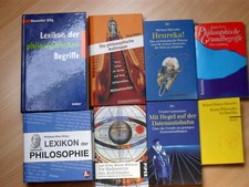 Konvolut Philosophie: Lexikon, Grundbegriffe, Philosphische Rolltreppe, Heureka