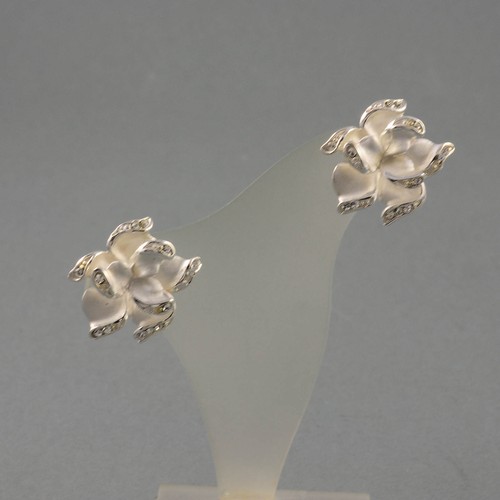 Große ohrstecker zirkonia - ohrstecker,