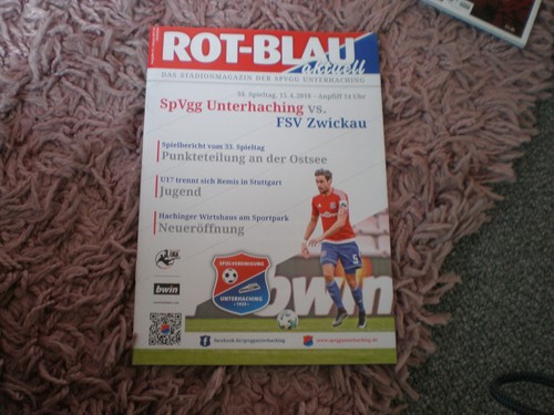 Programm spvgg unterhaching - ,