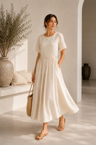 Farinelli baumwoll midi - farinelli, kleid