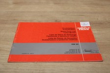 Deutz Fahr KM24 Kreiselmäher Ersatzteilliste 5385/793  xb10973