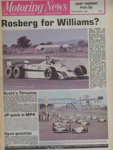 Motoring news 1981 williams - news,