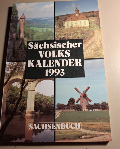 Sächsischer volkskalender - sächsischer,