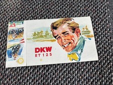 DKW Motorrad RT 125 Werbung Broschüre Prospekte